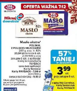Carrefour Masło ekstra Mlekovita Z Polskiej Mleczarni oferta