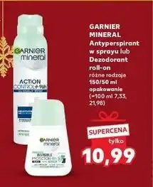 Kaufland Dezodorant black-white colors Garnier Mineral Invisible oferta