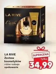 Kaufland Zesta w pudełku: woda toaletowa 100 ml + żel pod prysznic La Rive Cash oferta