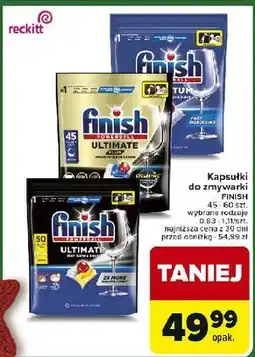 Carrefour Tabletki do zmywarek regular Finish Quantum oferta