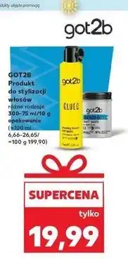 Kaufland Lakier do włosów Got2B Glued oferta