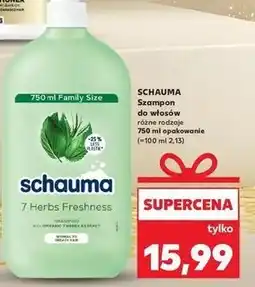 Kaufland Szampon do włosów ziołowy Schauma 7 Herbs oferta