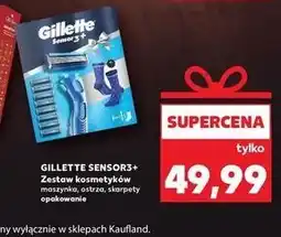 Kaufland Maszynka do golenia + 8 wkładów skarpetki Gillette Sensor 3 oferta
