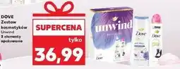 Kaufland Zestaw w pudełku unwind: żel pod prysznic + dezodorant Dove oferta