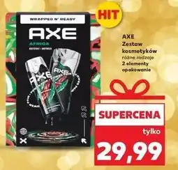 Kaufland Zestaw w pudełku africa żel pod prysznic 250 ml + dezodorant perfumowany sprayu 150 Axe oferta