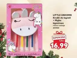 Kaufland Kredki do kąpieli + myjka unicorn oferta