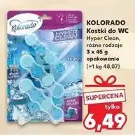 Kaufland Kostka do wc aqua splash Kolorado Hyper Clean oferta