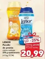 Kaufland Perełki zapachowe spring awakening Lenor Unstoppables oferta