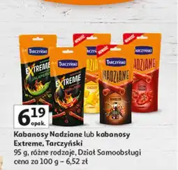 Auchan Kabanosy suszone pomidory Tarczyński Nadziane oferta