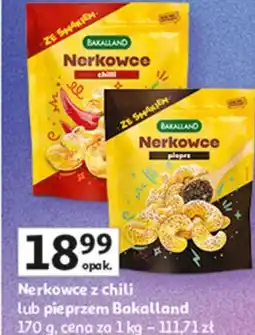 Auchan Orzechy nerkowca z chili Bakalland oferta