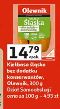 Auchan Kiełbasa śląska Olewnik oferta
