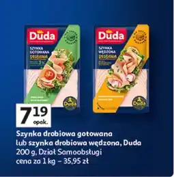Auchan Szynka drobiowa gotowana Silesia Duda oferta