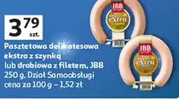 Auchan Pasztet delikatesowy extra z filetem Jbb Bałdyga oferta