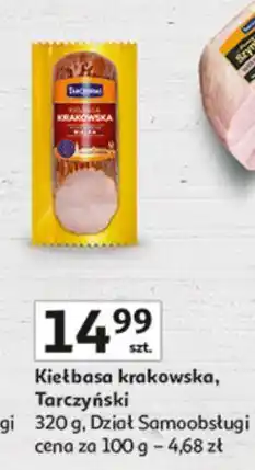 Auchan Kiełbasa krakowska Tarczyński oferta