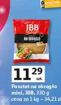 Auchan Pasztet na okrągło Jbb Bałdyga oferta