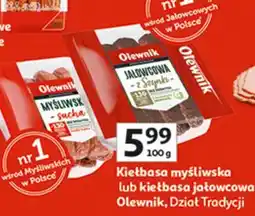 Auchan Kiełbasa jałowcowa Olewnik oferta
