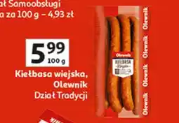 Auchan Kiełbasa wiejska Olewnik oferta