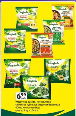 Auchan Warzywne burrito z ryżem Bonduelle oferta