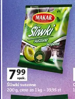 Auchan Śliwki suszone Makar oferta
