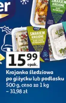 Auchan Smakiem krojone śledź po giżycku Lisner oferta