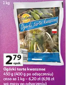 Auchan Ogórki tarte Stefanek oferta