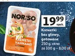 Auchan Krewetki gotowane Norso oferta