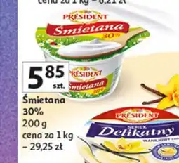 Auchan Śmietana 30% President oferta