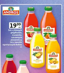 Auchan Sok z owoców egzotycznych Andros oferta