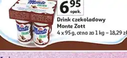 Auchan Napój mleczno-czekoladowy Zott Monte Drink oferta