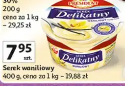 Auchan Serek wanilia President oferta