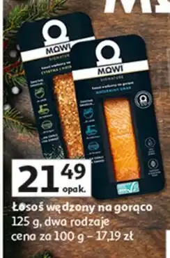 Auchan Łosoś wędzony na gorąco z pieprzem Mowi oferta