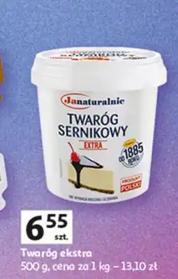 Auchan Twaróg sernikowy extra Janaturalnie oferta
