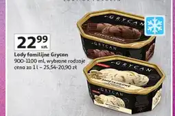 Auchan Lody śmietankowe z pistacjami Grycan oferta