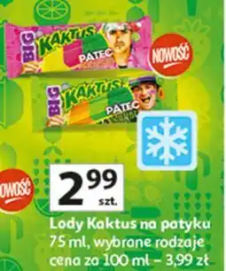 Auchan Lód patec sensei Nestle Kaktus oferta