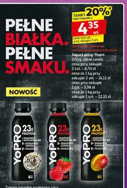 Auchan Jogurt mango Danone Yopro oferta