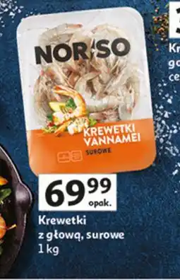 Auchan Krewetki vannamei surowe Norso oferta