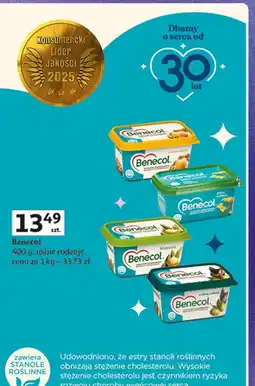 Auchan Margaryna 100% roślinna Benecol oferta