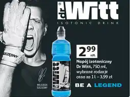 Auchan Napój izotoniczny niebieski Dr Witt oferta