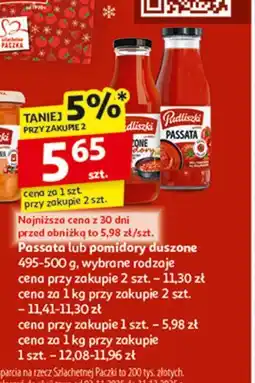 Auchan Duszone pomidory Pudliszki oferta