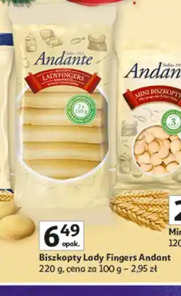 Auchan Biszkopty lady fingers Andante oferta