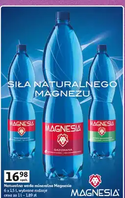 Auchan Woda niegazowana Magnesia oferta