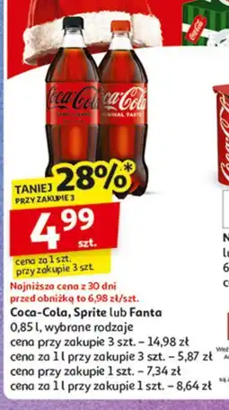 Auchan Napój pomarańczowy Fanta oferta