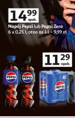 Auchan Napój Pepsi Zero oferta
