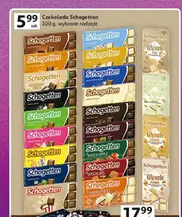 Auchan Czekolada blonde almond Schogetten oferta