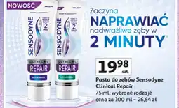 Auchan Pasta do zębów active white Sensodyne Clinical Repair oferta
