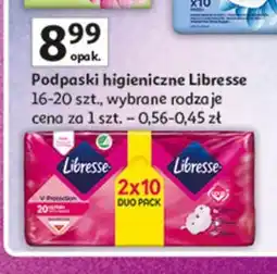 Auchan Podpaski normal clip 2-pak Libresse Invisible oferta
