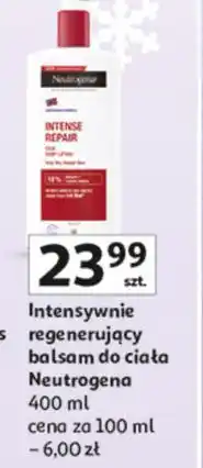 Auchan Balsam do ciała intensywnie regenerujący Neutrogena Formuła Norweska oferta