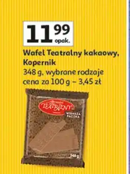 Auchan Wafle teatralne kakaowe Kopernik oferta
