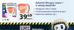 Auchan Dzbanek jasper 2.8 l koralowy + 2 wkłady b25 maxfor Aquaphor oferta