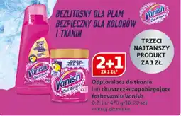 Auchan Chusteczki zapobiegające zafarbowaniu ubrań Vanish Color Protect oferta